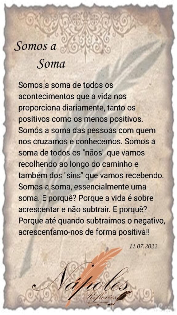 Somos a soma