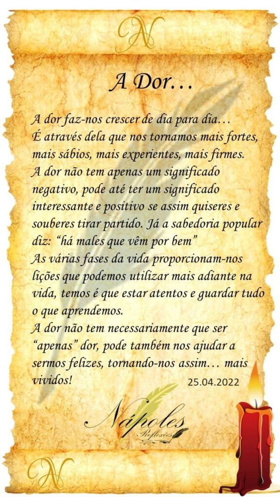A dor