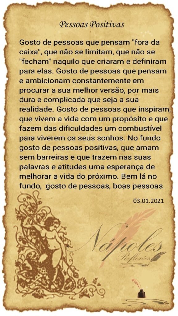 Pessoas positivas