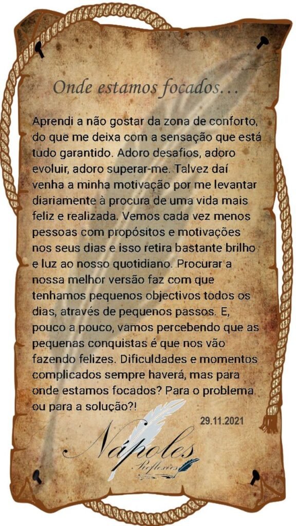 Onde estamos focados
