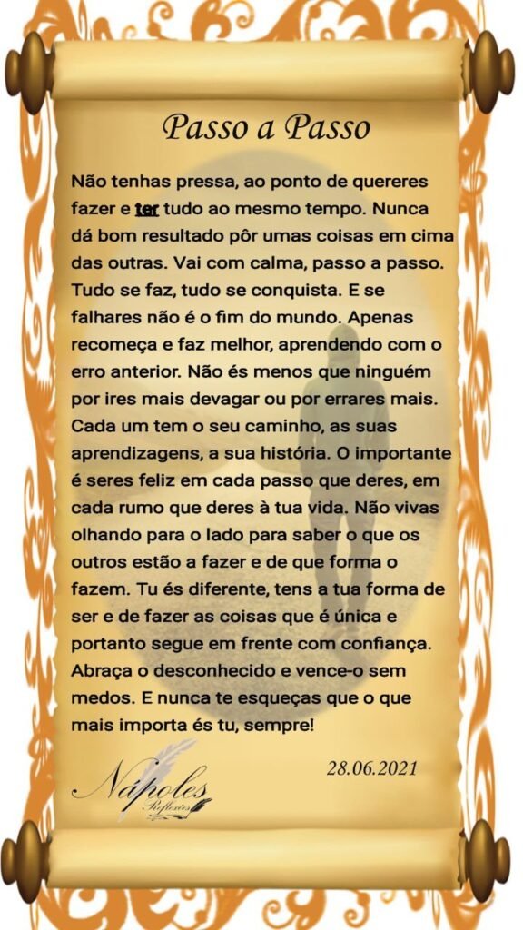 Passo a passo