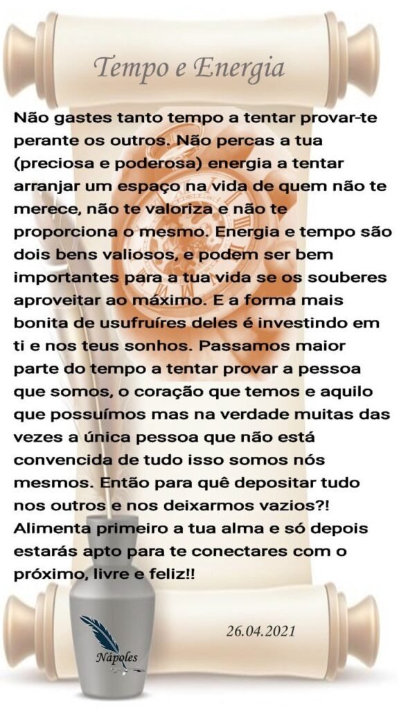 Tempo e energia