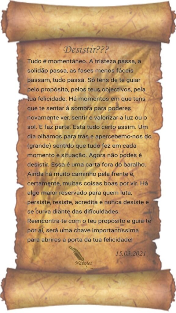 Desistir