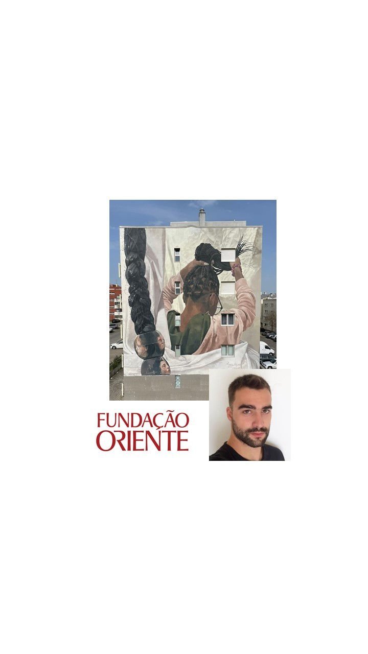 Mural do ODS 4 — Educação de qualidade, no Bairro do Zambujal